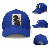 Afro American Samurai Baseball Cap Japanese Vintage Graphic Sumie Katana