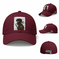 Afro American Samurai Baseball Cap Japanese Vintage Graphic Sumie Katana
