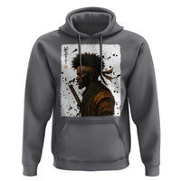 Afro American Samurai Hoodie Japanese Vintage Graphic Sumie Katana - Wonder Print Shop
