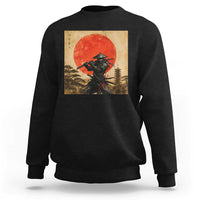 Japanese Samurai Sweatshirt Warrior With Katana Vintage Ukiyoe Style - Wonder Print Shop