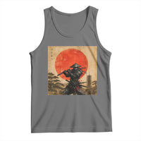 Japanese Samurai Tank Top Warrior With Katana Vintage Ukiyoe Style - Wonder Print Shop