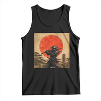 Japanese Samurai Tank Top Warrior With Katana Vintage Ukiyoe Style - Wonder Print Shop