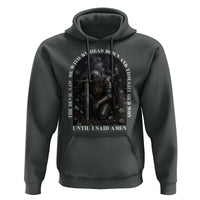 Christian Knight Templar Crusader Hoodie The Devil Saw Me With My Head Down And Thought He'd Won