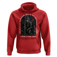 Christian Knight Templar Crusader Hoodie The Devil Saw Me With My Head Down And Thought He'd Won