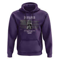 Soldier Skull Christian Faith Quote Hoodie The Devil Saw Me With My Head Down And Thought He'd Won