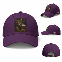Funny Smoking Cat Baseball Cap Cigarette Kitty Beer Lover