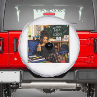 Funny Back To School Doll Face Meme Spare Tire Cover Coffee Teacher Gift
