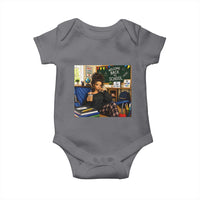 Funny Back To School Doll Face Meme Baby Onesie Coffee Teacher Gift