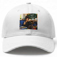 Funny Back To School Doll Face Meme Baseball Cap Coffee Teacher Gift