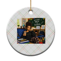 Funny Back To School Doll Face Meme Ceramic Ornament Coffee Teacher Gift