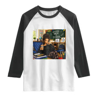 Funny Back To School Doll Face Meme Raglan Shirt Coffee Teacher Gift