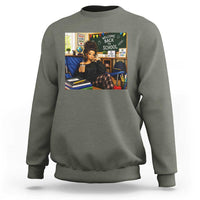 Funny Back To School Doll Face Meme Sweatshirt Coffee Teacher Gift