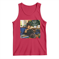 Funny Back To School Doll Face Meme Tank Top Coffee Teacher Gift