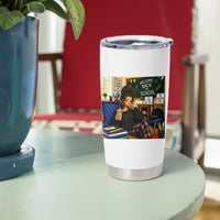 Funny Back To School Doll Face Meme Tumbler Cup Coffee Teacher Gift