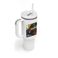 Funny Back To School Doll Face Meme Tumbler With Handle Coffee Teacher Gift