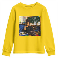 Funny Back To School Doll Face Meme Youth Sweatshirt Coffee Teacher Gift