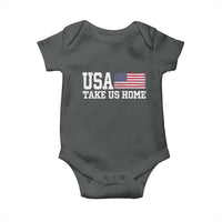Patriotic USA Soccer Fan Baby Onesie Take Us Home Game Day