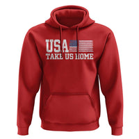 Patriotic USA Soccer Fan Hoodie Take Us Home Game Day