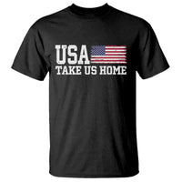 Patriotic USA Soccer Fan T Shirt Take Us Home Game Day