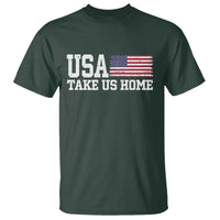 Patriotic USA Soccer Fan T Shirt Take Us Home Game Day