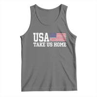 Patriotic USA Soccer Fan Tank Top Take Us Home Game Day
