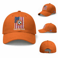 USA Soccer Game Day Baseball Cap Take Us Home