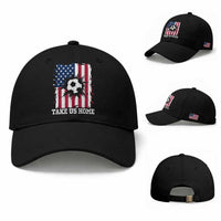 USA Soccer Game Day Baseball Cap Take Us Home