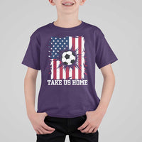 USA Soccer Game Day T Shirt For Kid Take Us Home