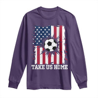 USA Soccer Game Day Long Sleeve Shirt Take Us Home