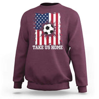 USA Soccer Game Day Sweatshirt Take Us Home
