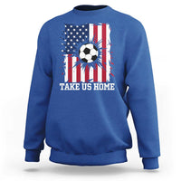 USA Soccer Game Day Sweatshirt Take Us Home