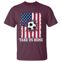 USA Soccer Game Day T Shirt Take Us Home