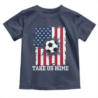USA Soccer Game Day Toddler T Shirt Take Us Home