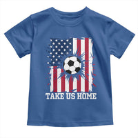 USA Soccer Game Day Toddler T Shirt Take Us Home