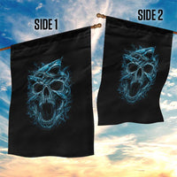 Vintage Great White Shark Skull Garden Flag Deep Sea Horror Art