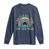 Hammerhead Shark Long Sleeve Shirt I Waited All Year For This Week Ocean Lover