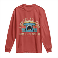Hammerhead Shark Long Sleeve Shirt I Waited All Year For This Week Ocean Lover
