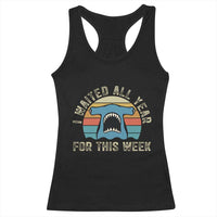 Hammerhead Shark Racerback Tank Top I Waited All Year For This Week Ocean Lover
