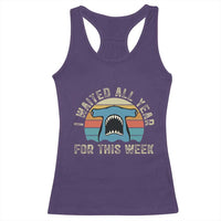 Hammerhead Shark Racerback Tank Top I Waited All Year For This Week Ocean Lover