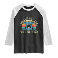 Hammerhead Shark Raglan Shirt I Waited All Year For This Week Ocean Lover