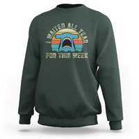 Hammerhead Shark Sweatshirt I Waited All Year For This Week Ocean Lover