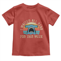 Hammerhead Shark Toddler T Shirt I Waited All Year For This Week Ocean Lover