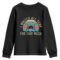 Hammerhead Shark Youth Sweatshirt I Waited All Year For This Week Ocean Lover