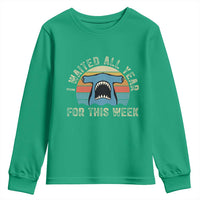 Hammerhead Shark Youth Sweatshirt I Waited All Year For This Week Ocean Lover