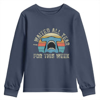 Hammerhead Shark Youth Sweatshirt I Waited All Year For This Week Ocean Lover
