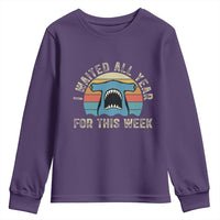Hammerhead Shark Youth Sweatshirt I Waited All Year For This Week Ocean Lover