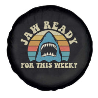 Jaw Ready For This Spare Tire Cover Vintage Shark Lover Ocean Wildlife