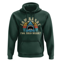 Jaw Ready For This Hoodie Vintage Shark Lover Ocean Wildlife