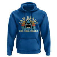 Jaw Ready For This Hoodie Vintage Shark Lover Ocean Wildlife