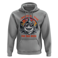 Funny Shark Summer Vacation Hoodie I Waited All Year For This Week
